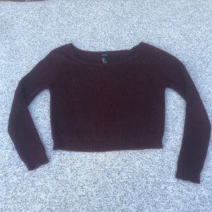 FOREVER 21 Wide Neck Sweater Small